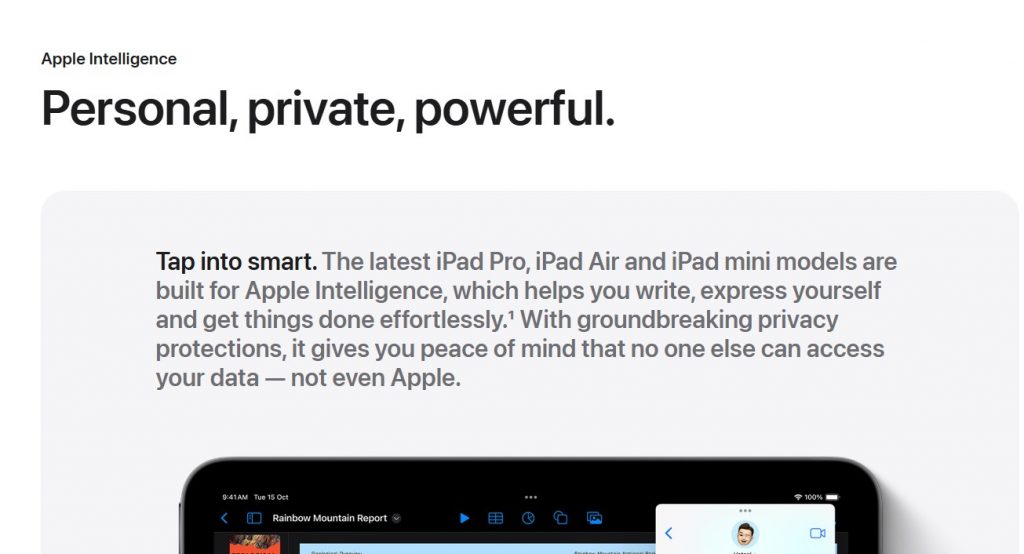 Inside Apple Store with customer trying products and expert assistance
