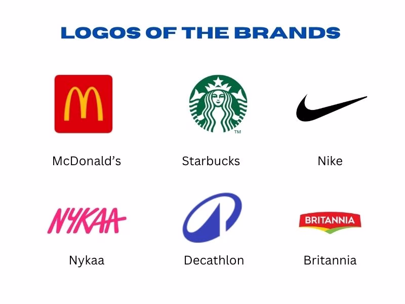 Logos of top brands showing visual identity and design