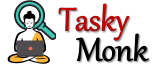 Tasky Monk content branding agency logo