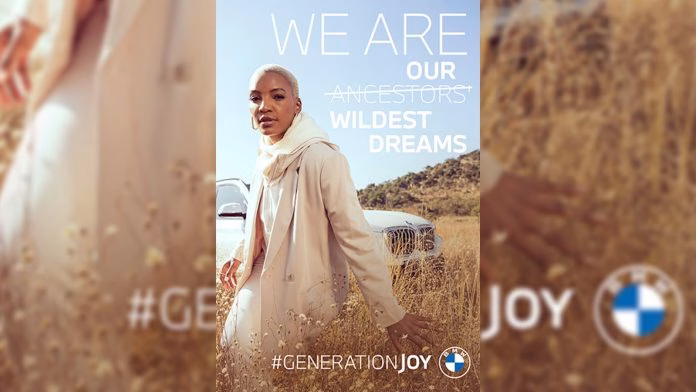 BMW Joy campaign imagery focusing on human connection and happiness