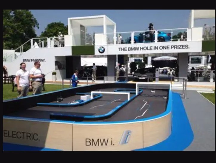 BMW sponsoring a golf tournament and lifestyle events