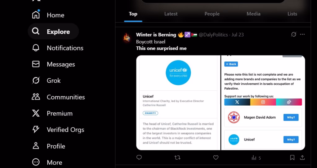 Twitter example promoting a blog post with a link preview