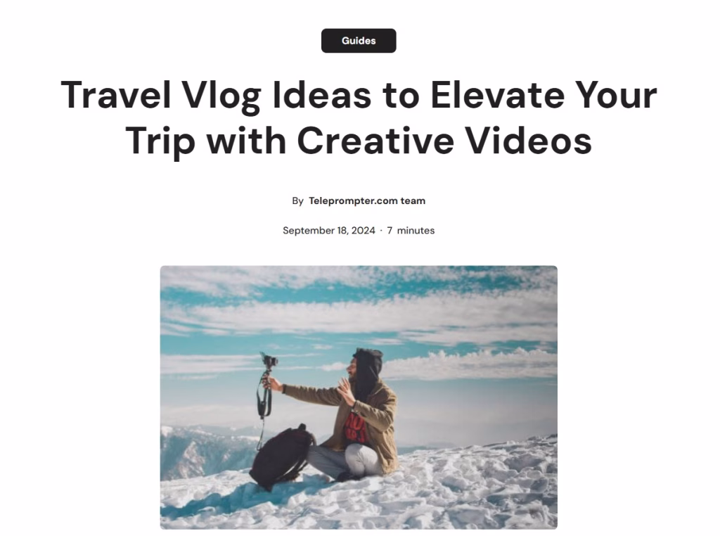 Open laptop with travel blog on screen and SEO notes