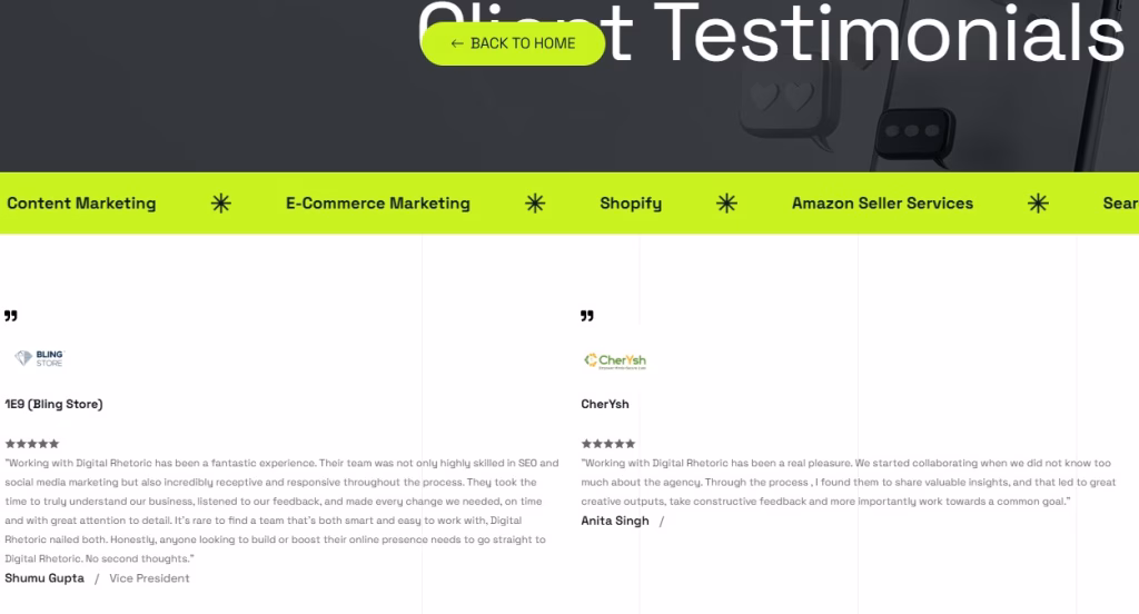 Infographic illustrating the impact of customer testimonials and case studies in digital marketing.