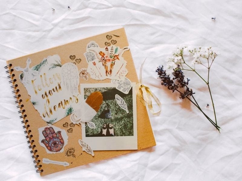 Dream journals to record dreams and insights