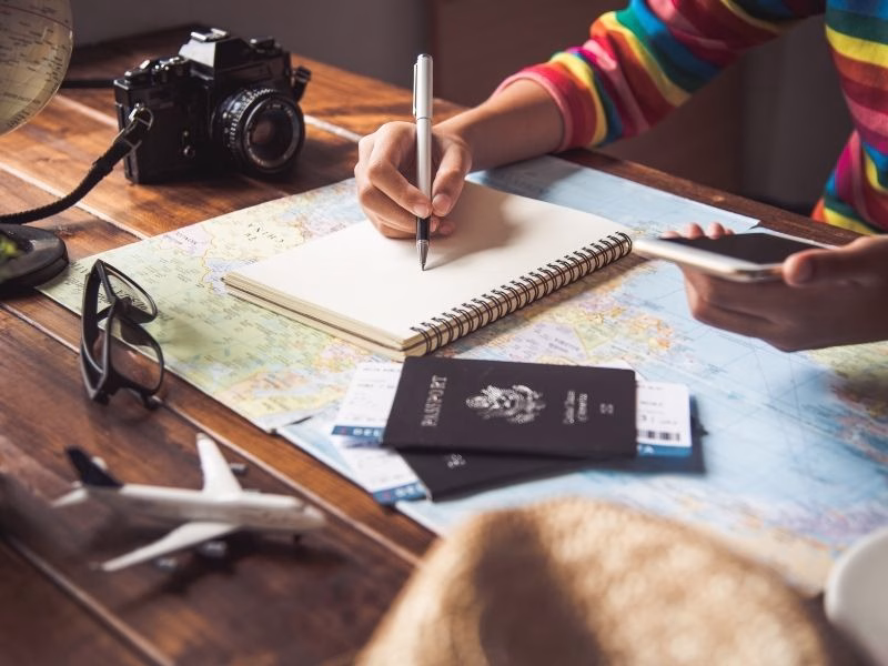 Travel journals for documenting trips and adventures