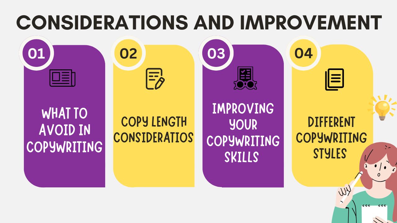 Key copywriting considerations and tips for continuous improvement