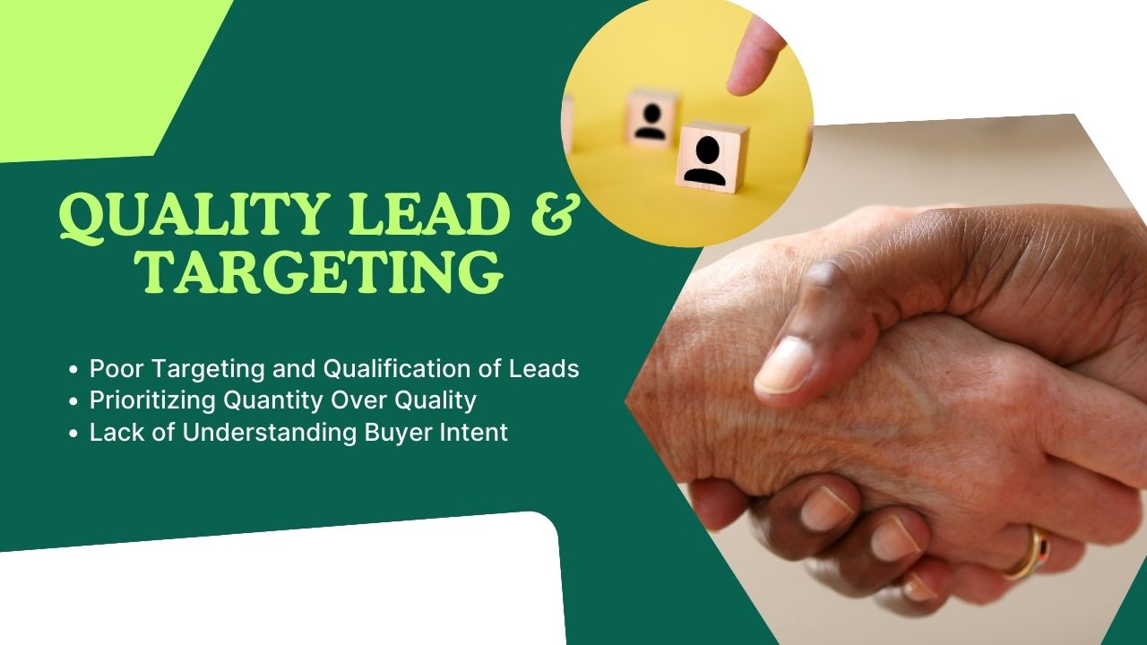 Challenges in lead quality and targeting for better conversion rates