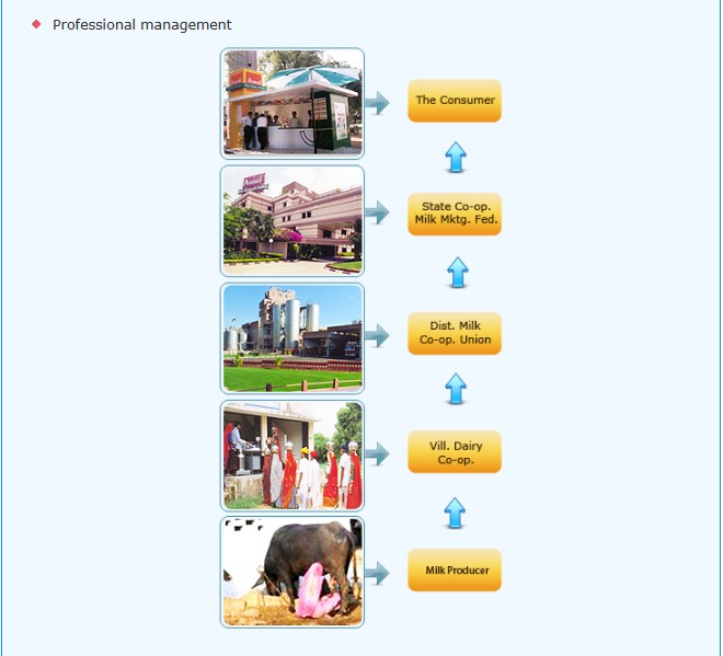 Amul’s wide distribution network reaching urban and rural areas