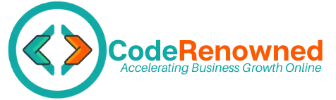 Coderenowned logo - tech and content integration agency