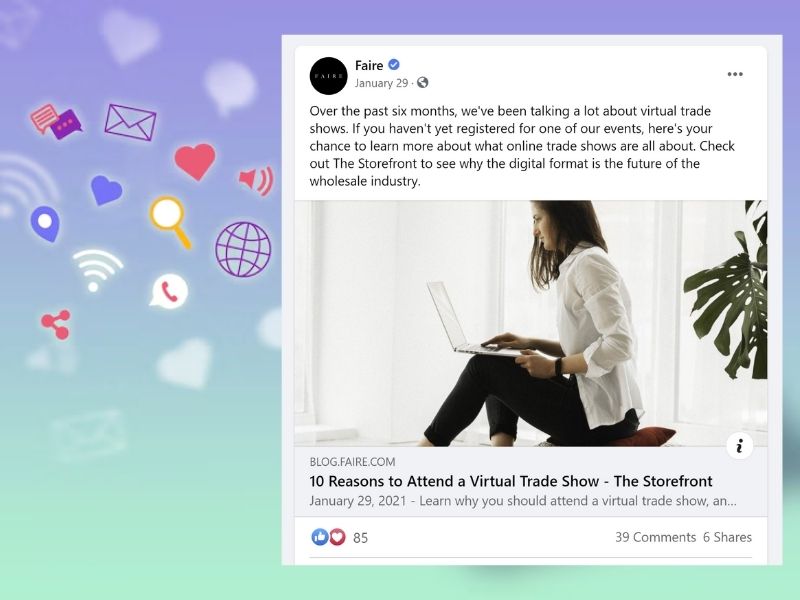 Marketing strategy for Facebook post ideas