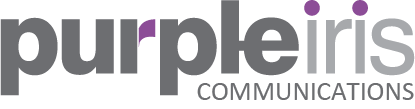 Purple Iris Communication logo - strategic writing and PR services