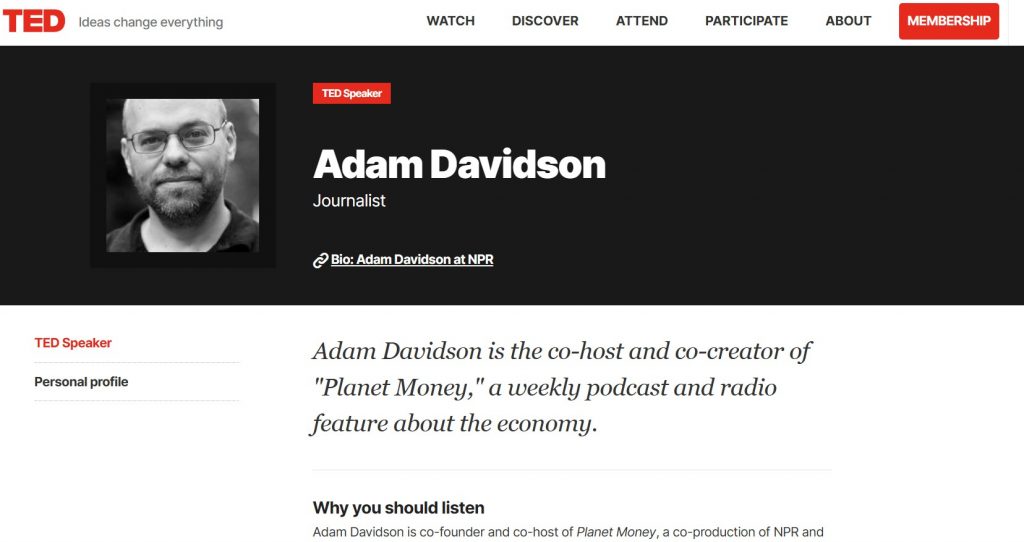 TED Talk as a long-form content video example