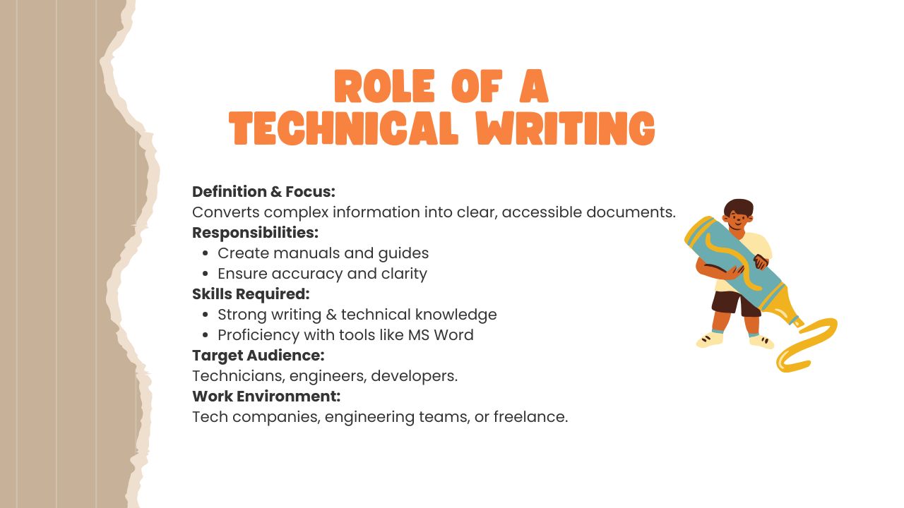 Role of technical writing: translating complex information into clear documentation