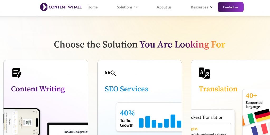 Content Whale content writing company specializing in technical writing