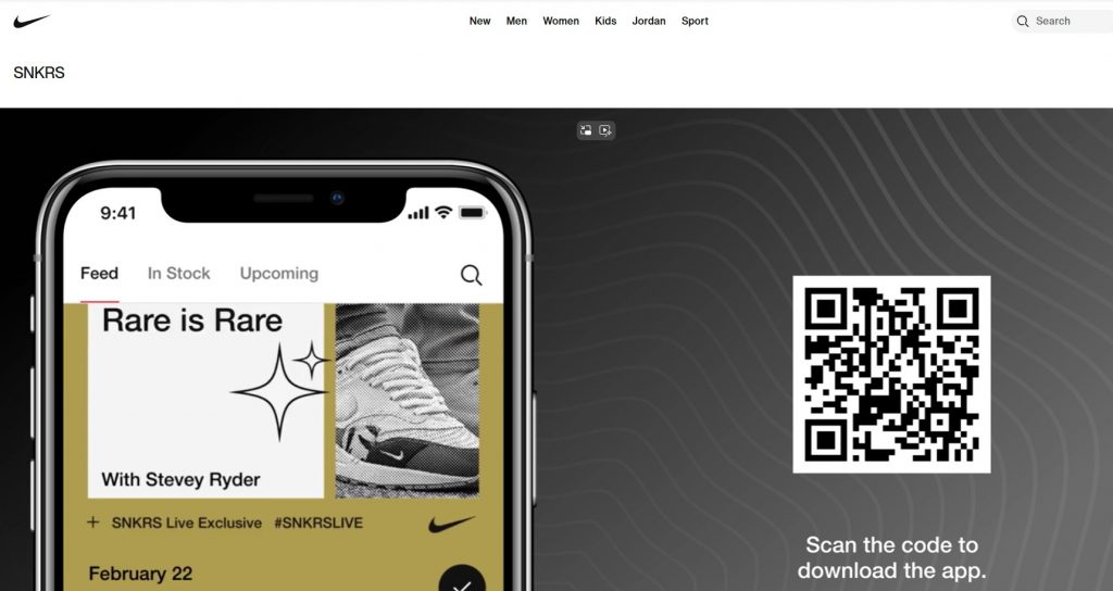 Nike SNKRS App – Limited Drops and Hype Marketing