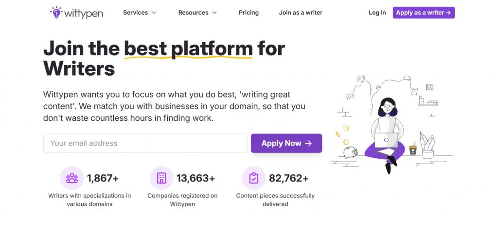 WittyPen platform for scalable content creation and delivery